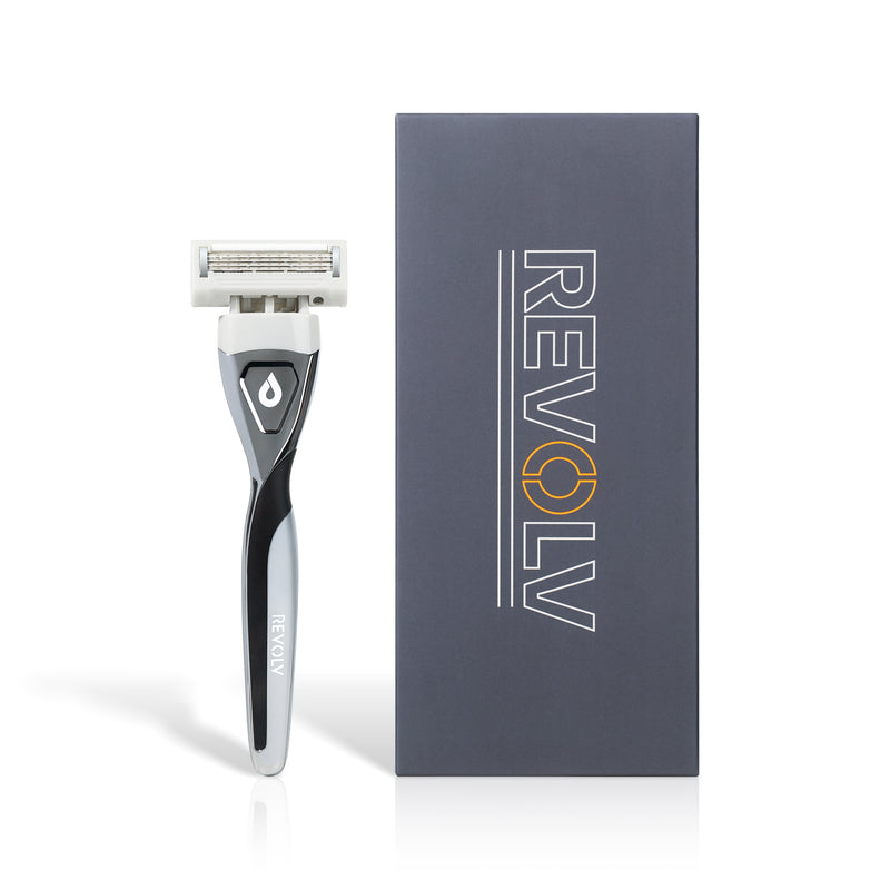 Revolv Razor Handle with Dual Sided Cartridge