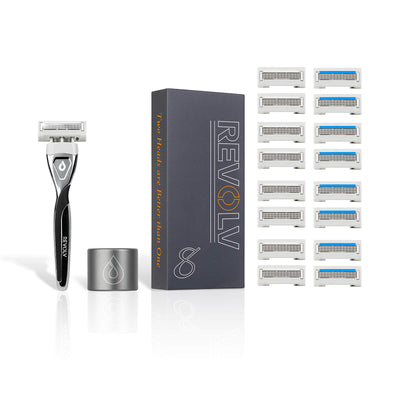 The Elite Edge - Razor + Stand + 8 Pack